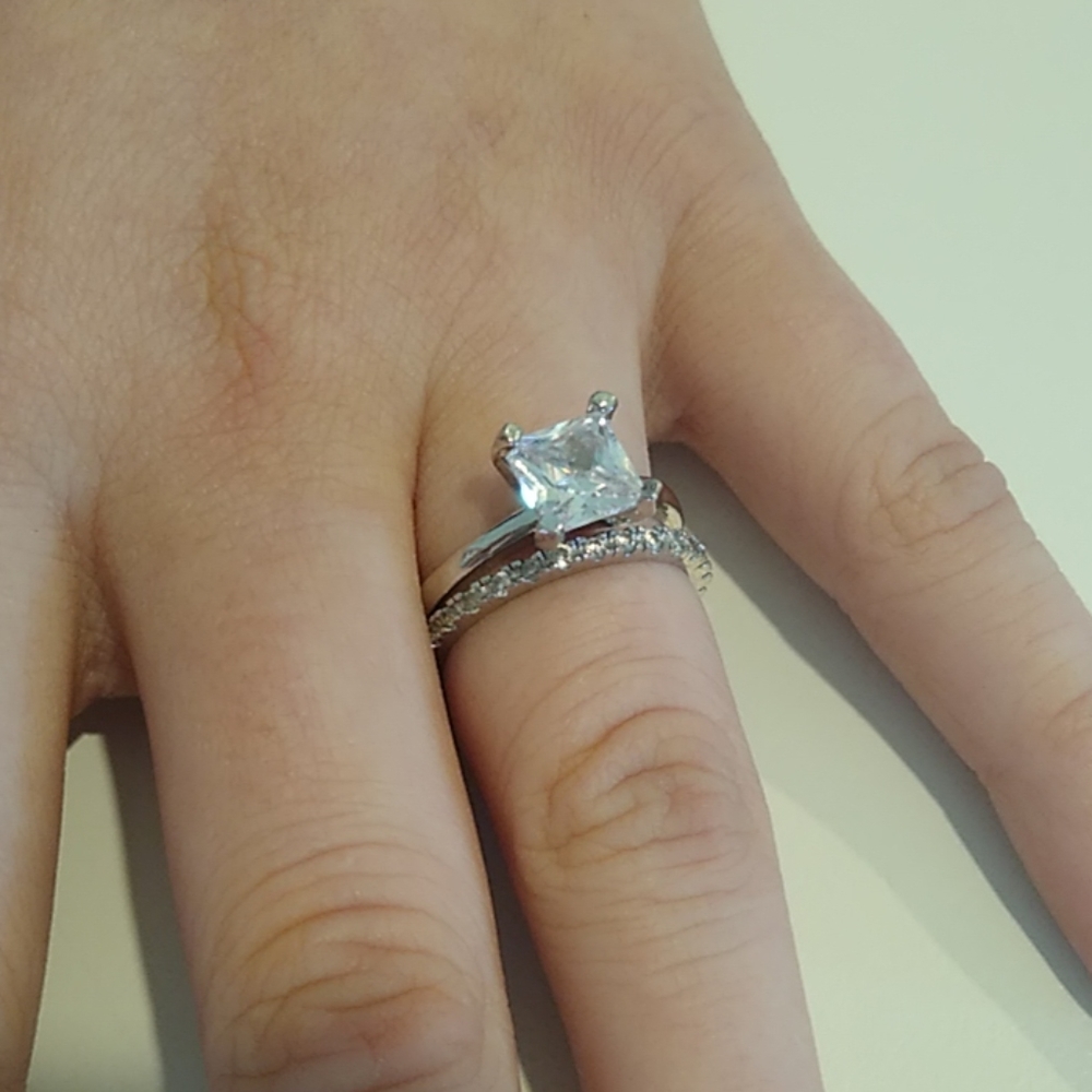 Size 6 1-2 wedding set